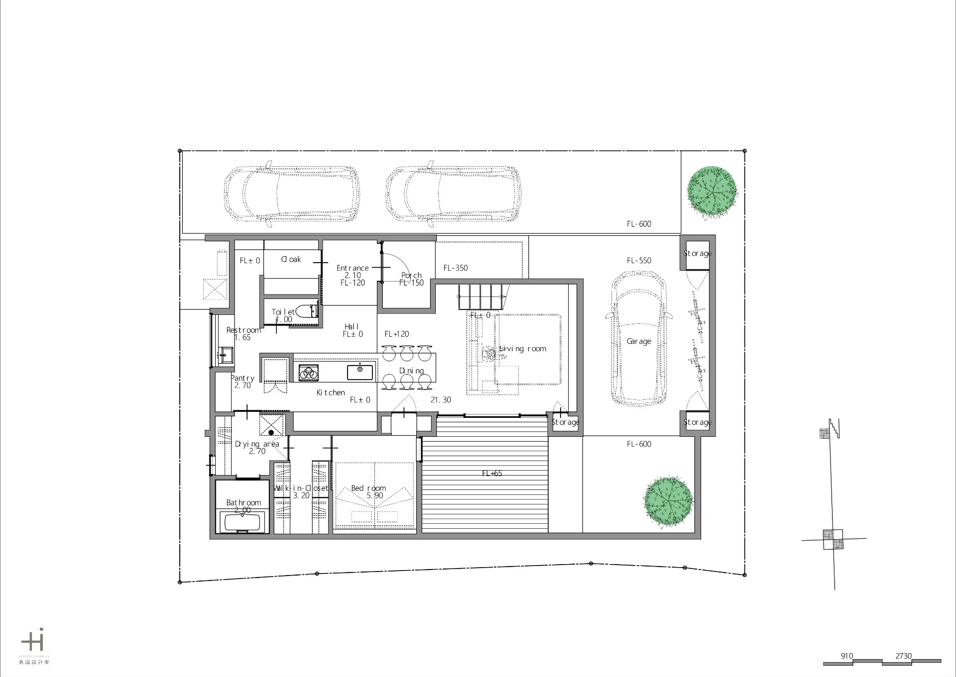 ファーストプラン：国分寺のガレージコートハウス