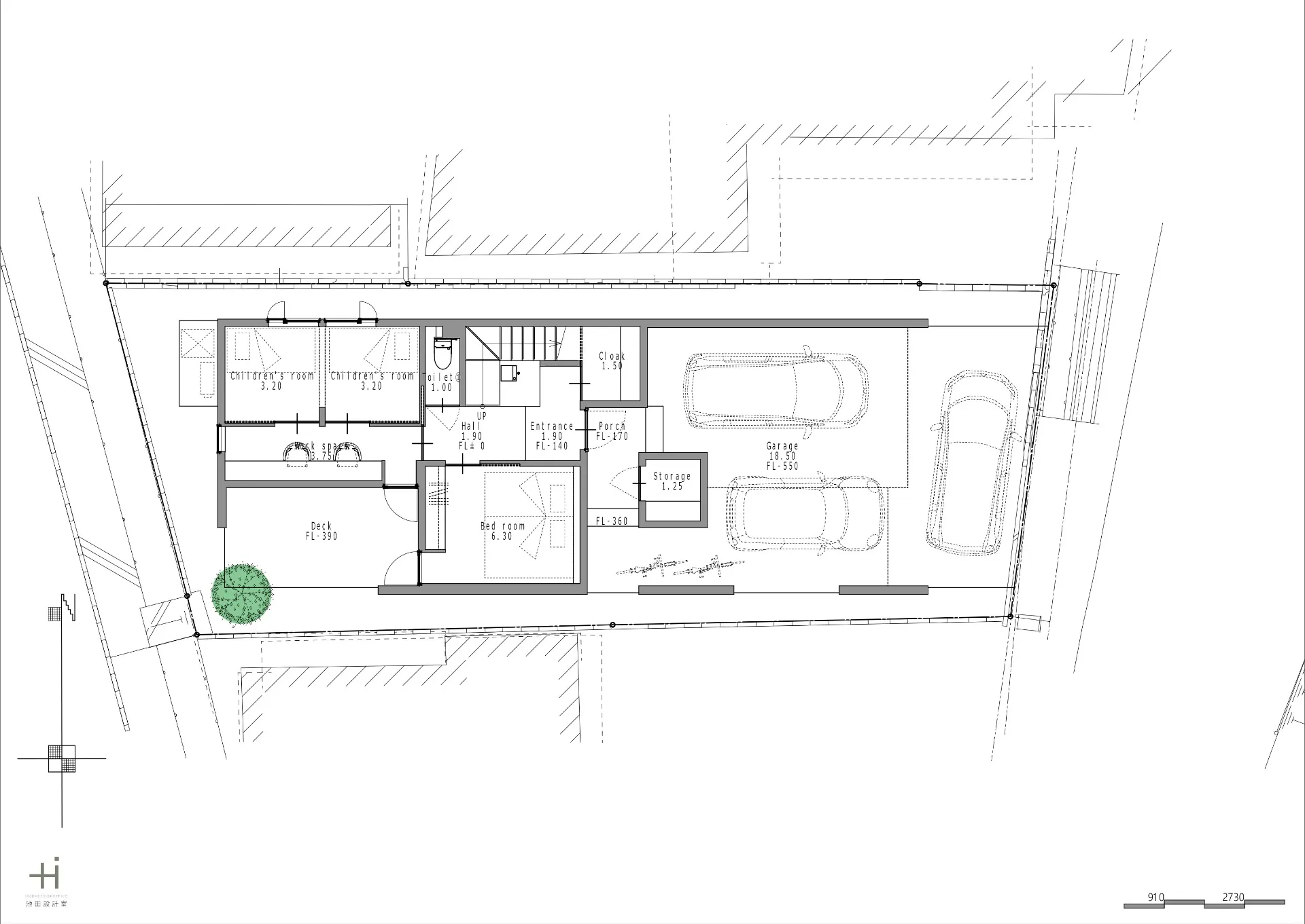 ファーストプラン：木太のガレージハウス