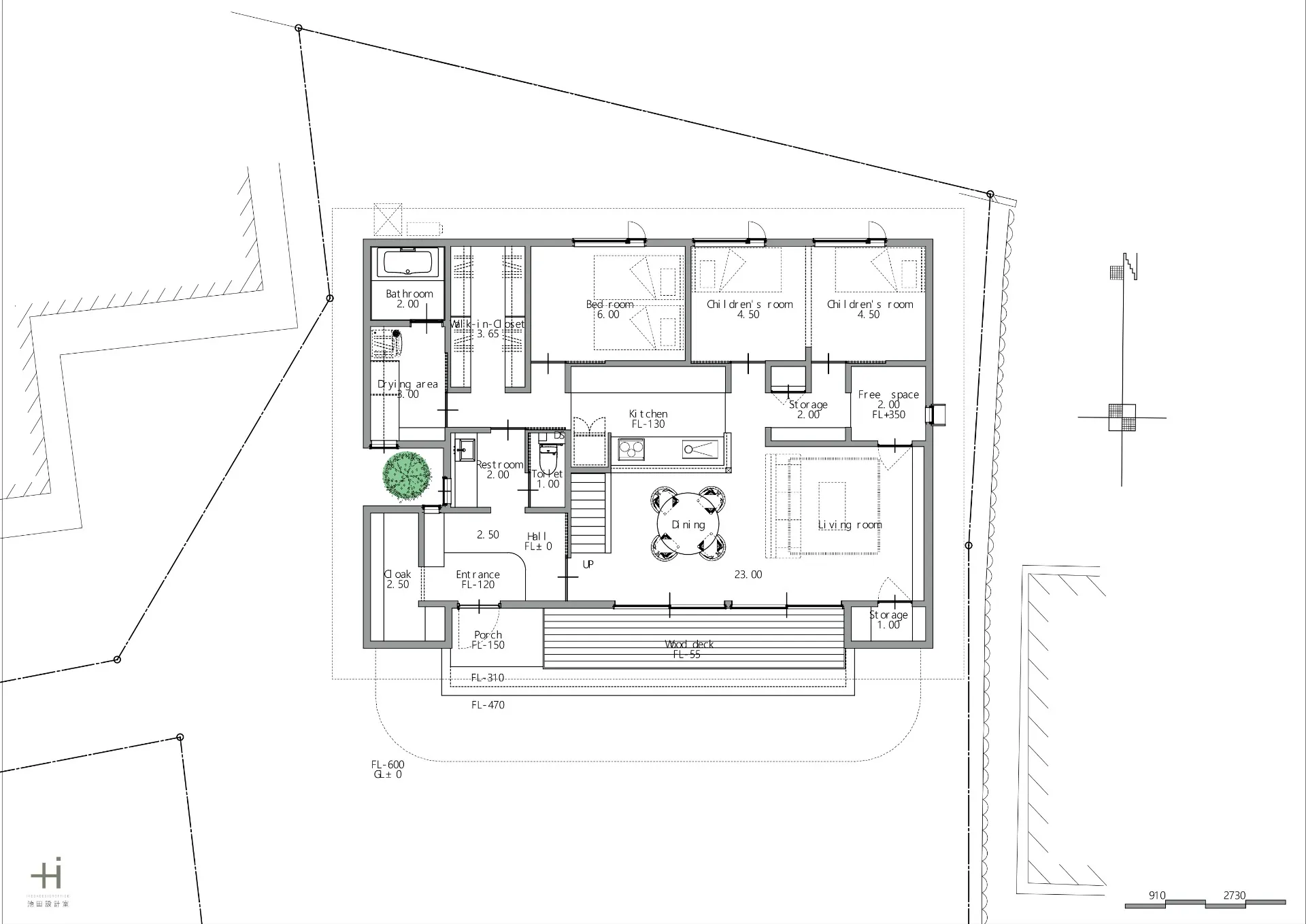 ファーストプラン：三木の三角屋根
